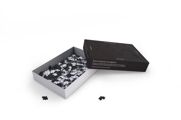 Lorem Ipsum Aenigma, Dark — 1000 Piece Puzzle