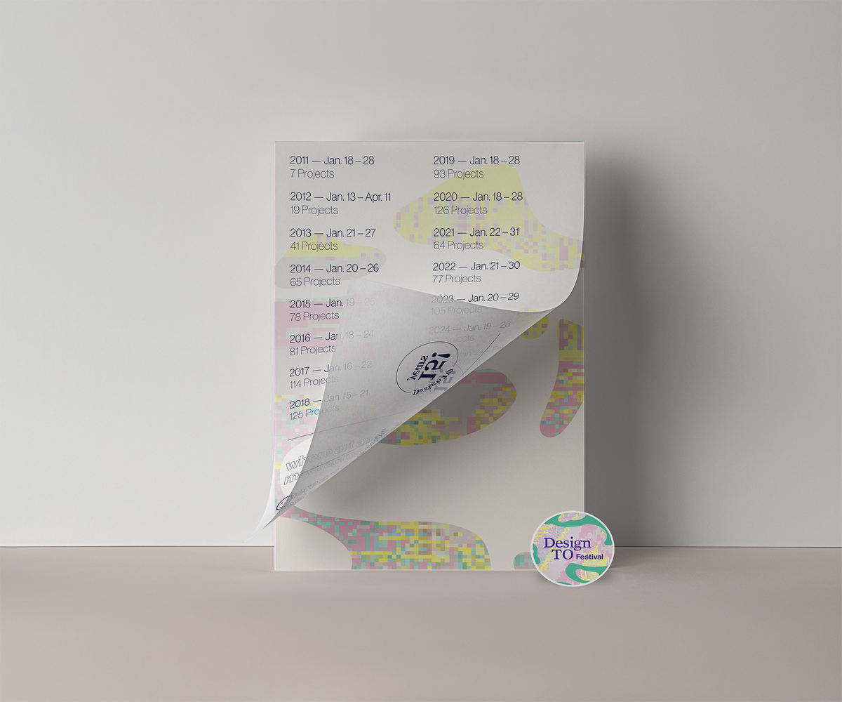 DesignTO festival 2025 poster — limited & standard editions