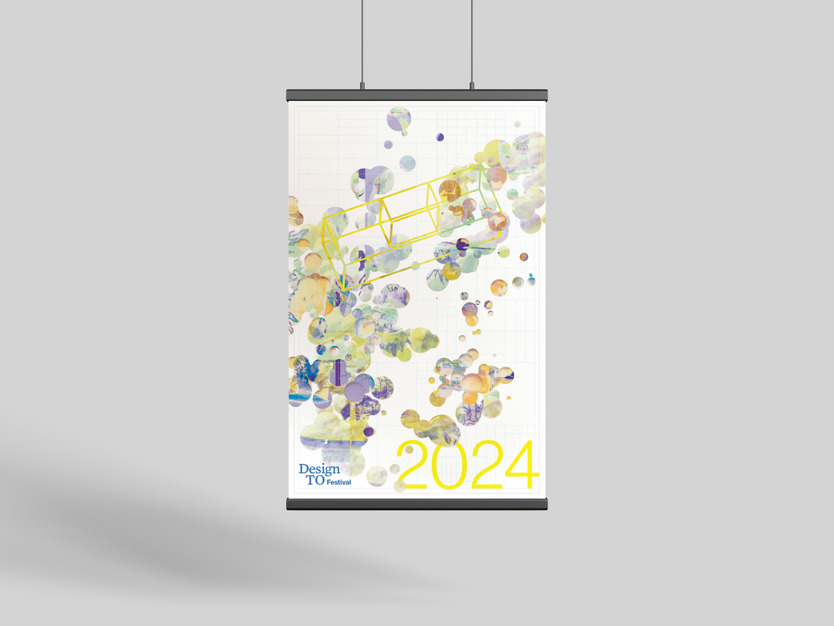 DesignTO festival 2024 poster — limited & standard editions