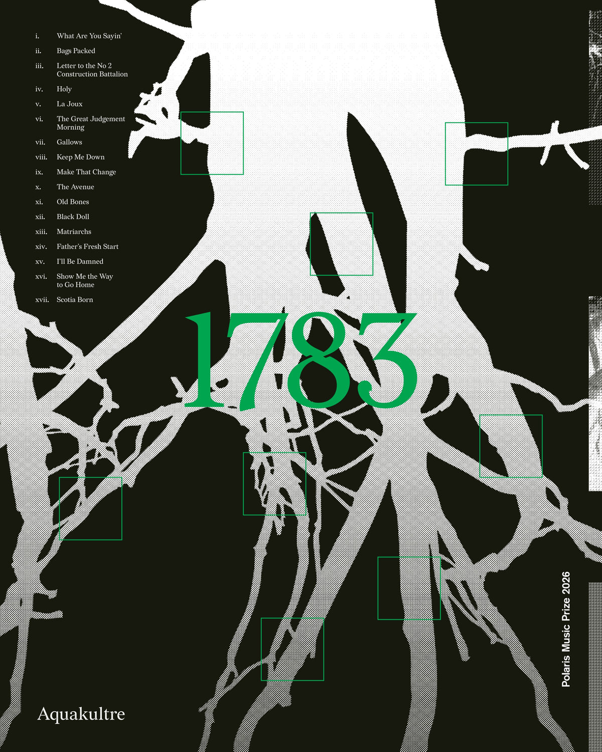"1783" — Aquakultre — Polaris Music Prize 2026 poster