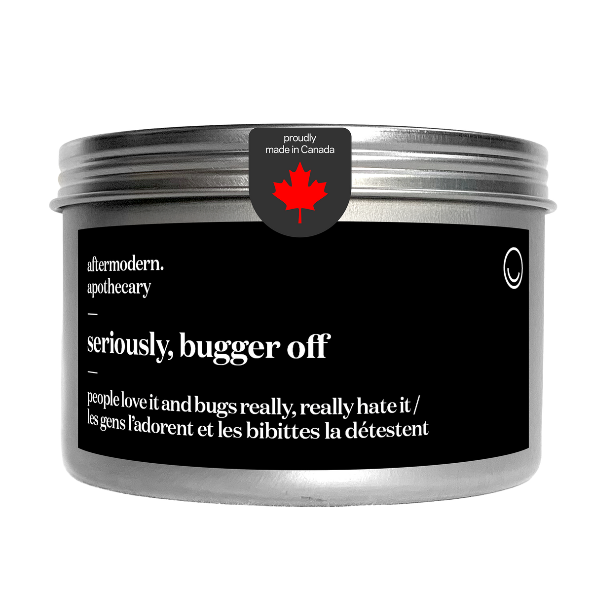 bugger off, 14 oz tin