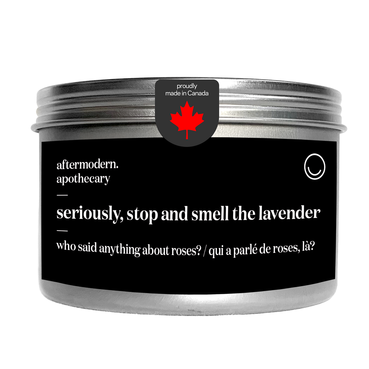 stop and smell the lavender, 14 oz tin
