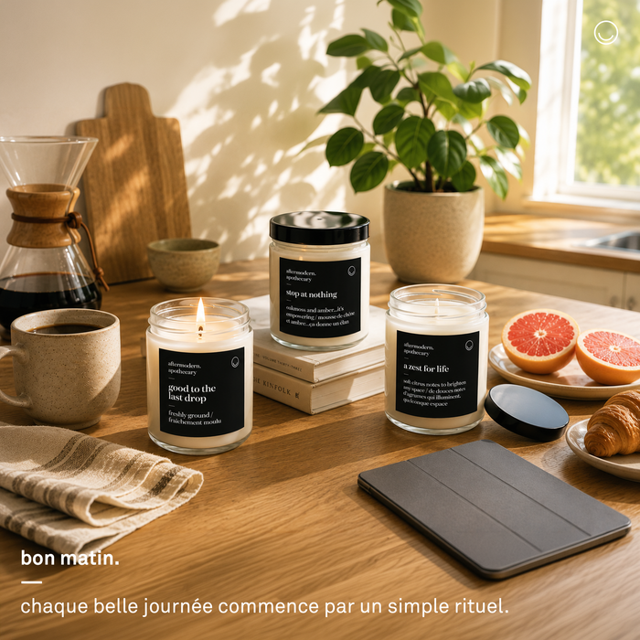 good morning — Small Batch Candle Bundle, Vegan, Soy-wax