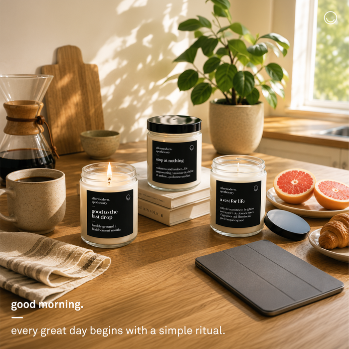 good morning — Small Batch Candle Bundle, Vegan, Soy-wax