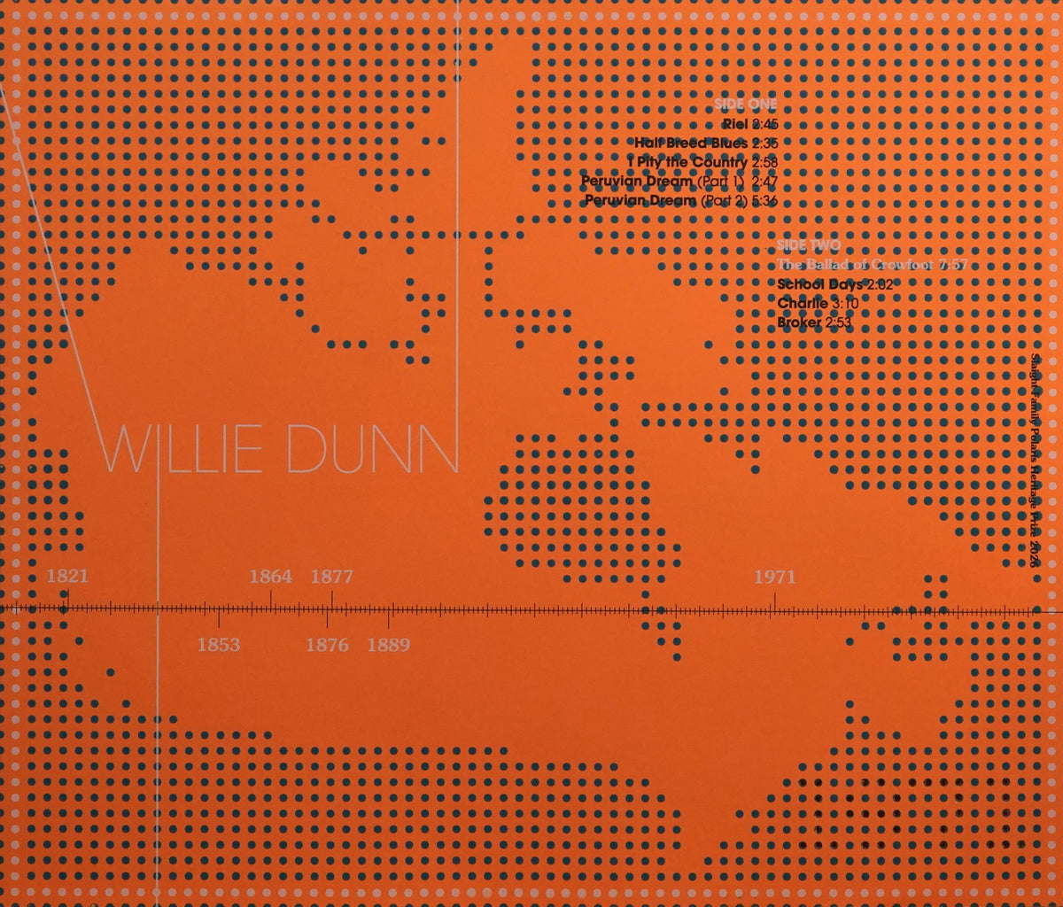 "Willie Dunn" — Willie Dunn — special edition 1 of 5, photo of this print