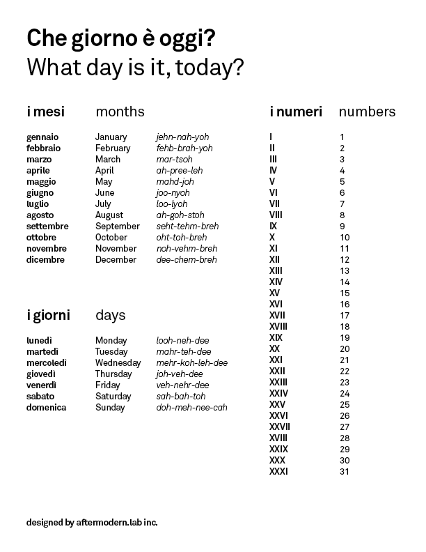 roman calendar printable legend
