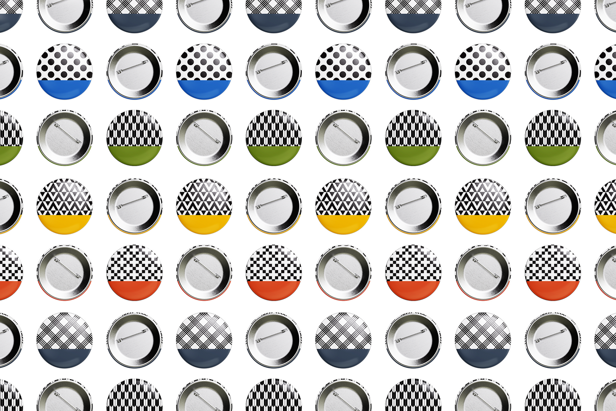 cultural patterns — button pin