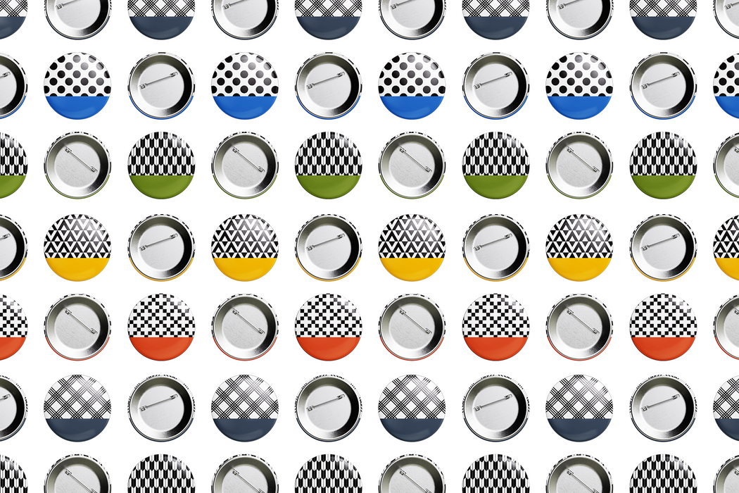 Cultural Patterns — Button Pin