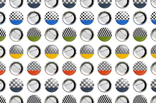 Cultural Patterns — Button Pin