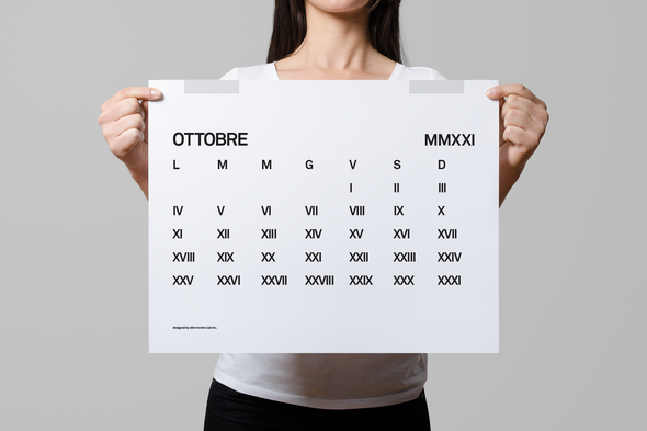 MMXXI Roman Calendar (2021) - Standard